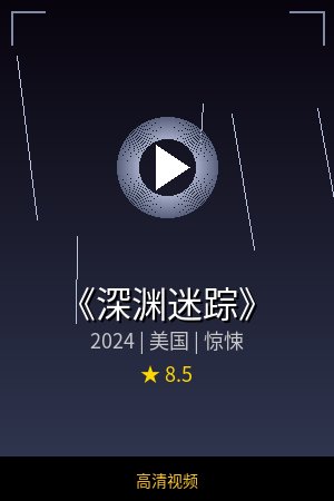 《深渊迷踪》高清惊悚视频海报